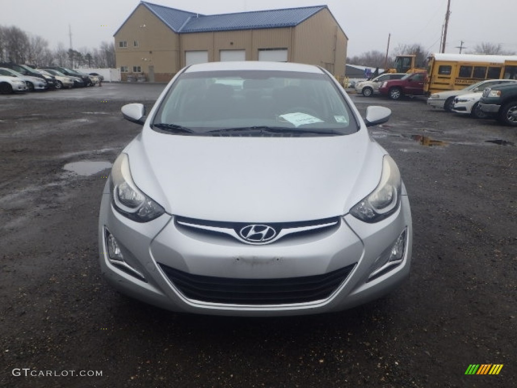 2015 Elantra SE Sedan - Shimmering Air Silver / Gray photo #2