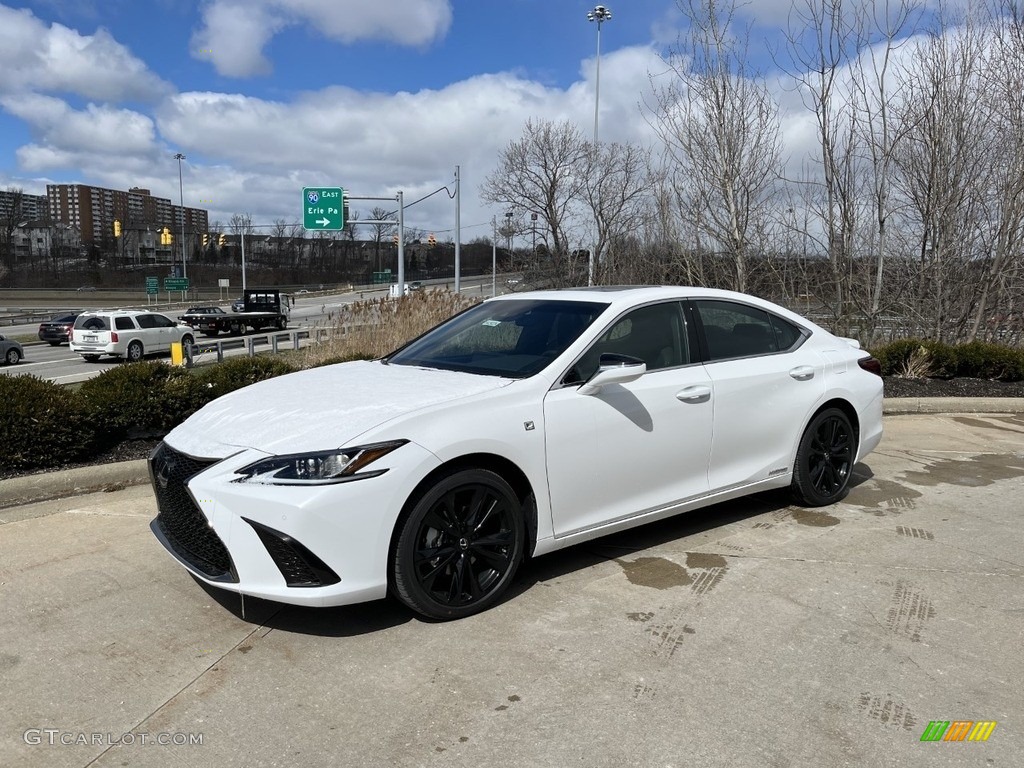 Ultra White 2022 Lexus ES 300h F Sport Exterior Photo #143982375