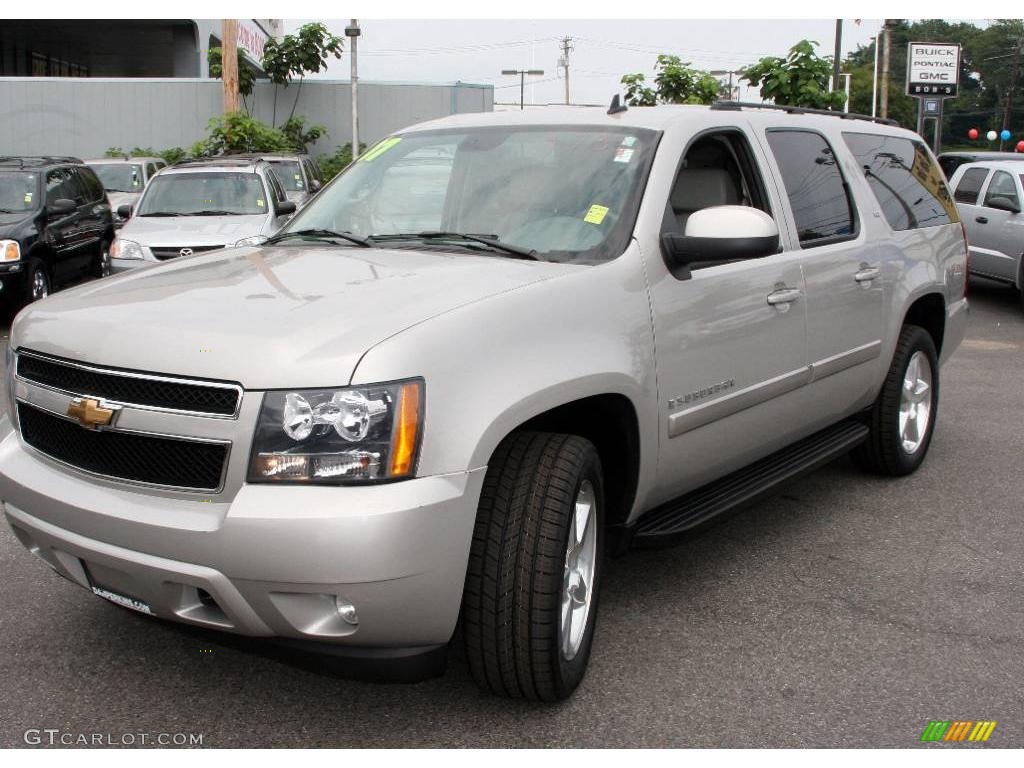 2007 Suburban 1500 LTZ 4x4 - Silver Birch Metallic / Light Titanium/Dark Titanium photo #1