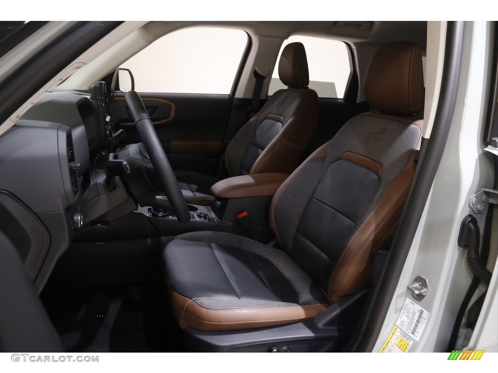 Ebony/Roast Interior 2021 Ford Bronco Sport Outer Banks 4x4 Photo #143984160