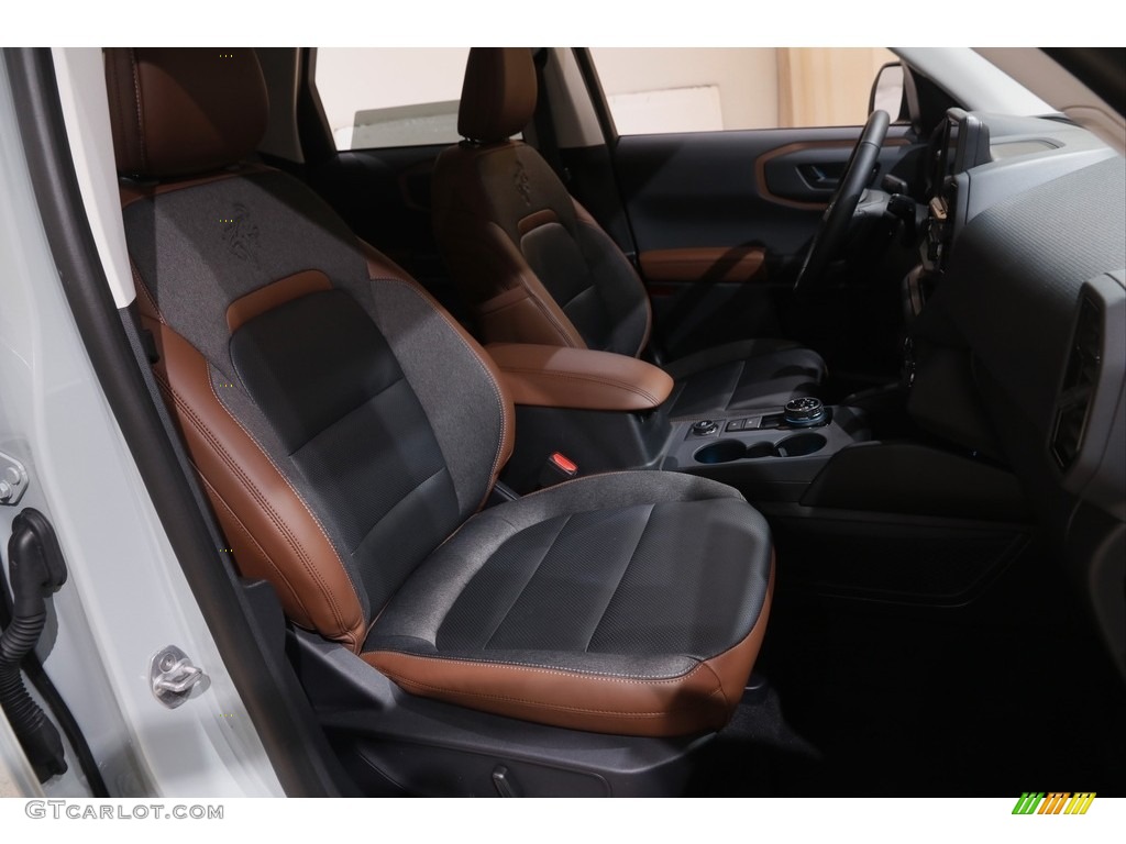 Ebony/Roast Interior 2021 Ford Bronco Sport Outer Banks 4x4 Photo #143984238