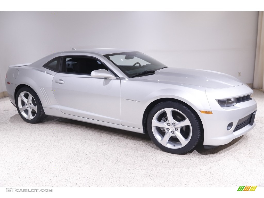 2015 Camaro LT Coupe - Silver Ice Metallic / Black photo #1