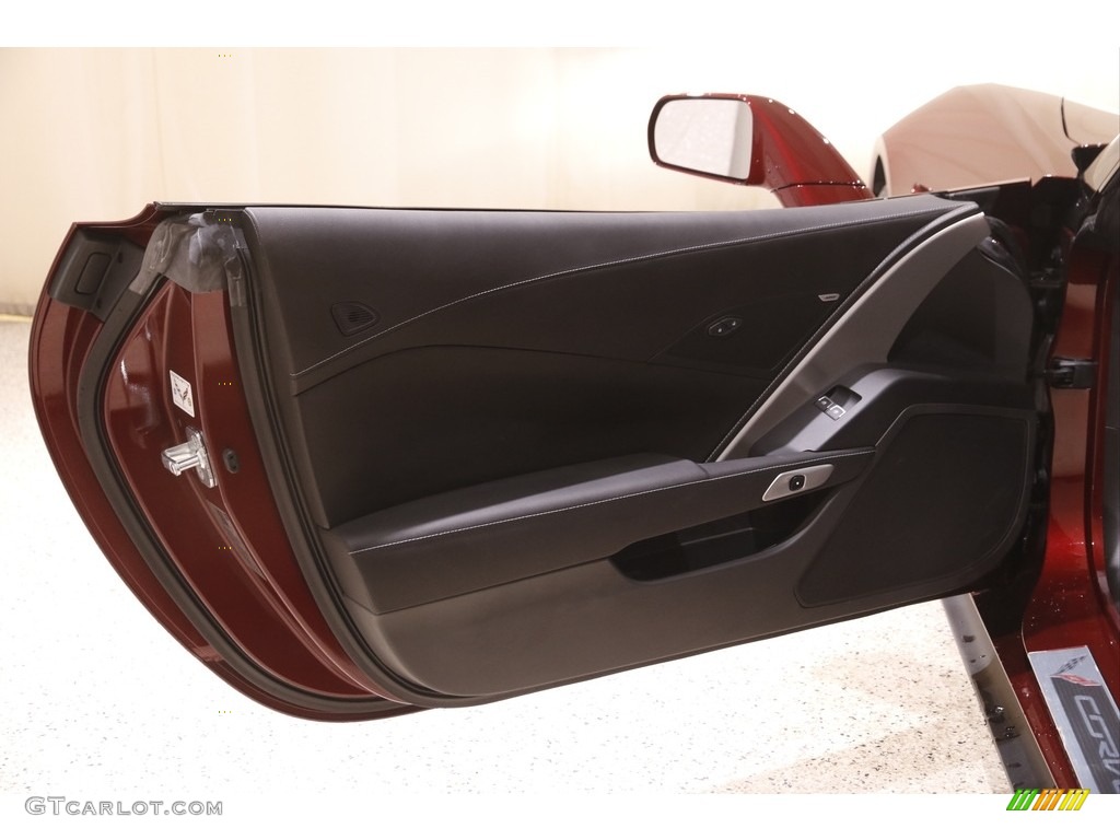 2019 Chevrolet Corvette Stingray Coupe Black Door Panel Photo #143984610