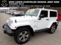 2017 Bright White Jeep Wrangler Sahara 4x4  photo #1