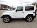 Bright White 2017 Jeep Wrangler Sahara 4x4 Exterior