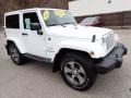 2017 Bright White Jeep Wrangler Sahara 4x4  photo #8