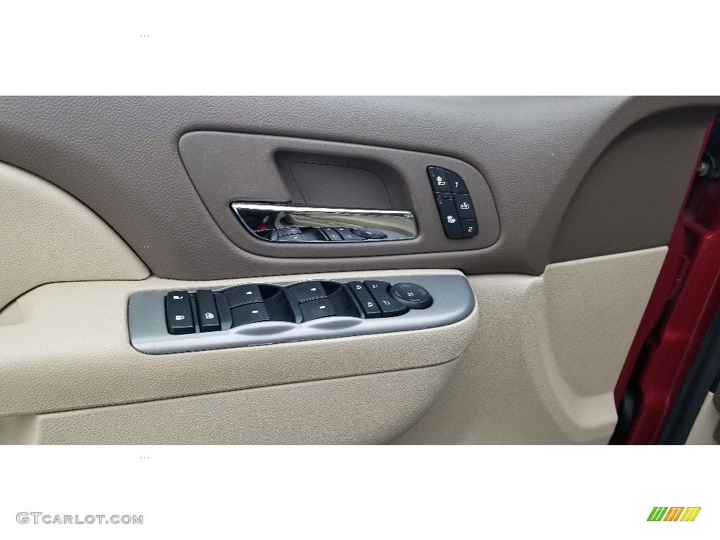 2012 Suburban LT 4x4 - Crystal Red Tintcoat / Light Cashmere/Dark Cashmere photo #13