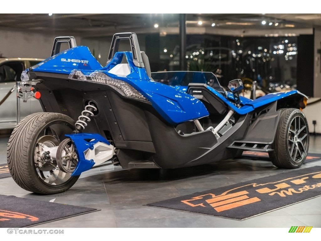 Blue Fire/White 2016 Polaris Slingshot SL Exterior Photo #143985799