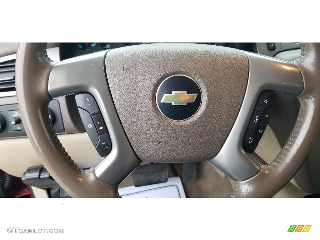 2012 Suburban LT 4x4 - Crystal Red Tintcoat / Light Cashmere/Dark Cashmere photo #16