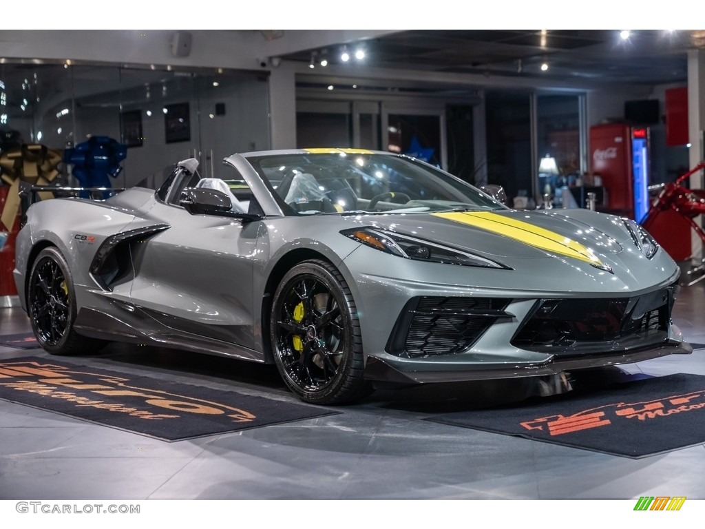 2022 Corvette IMSA GTLM Championship C8.R Edition - Hypersonic Gray Metallic / Sky Cool Gray/­Strike Yellow photo #1