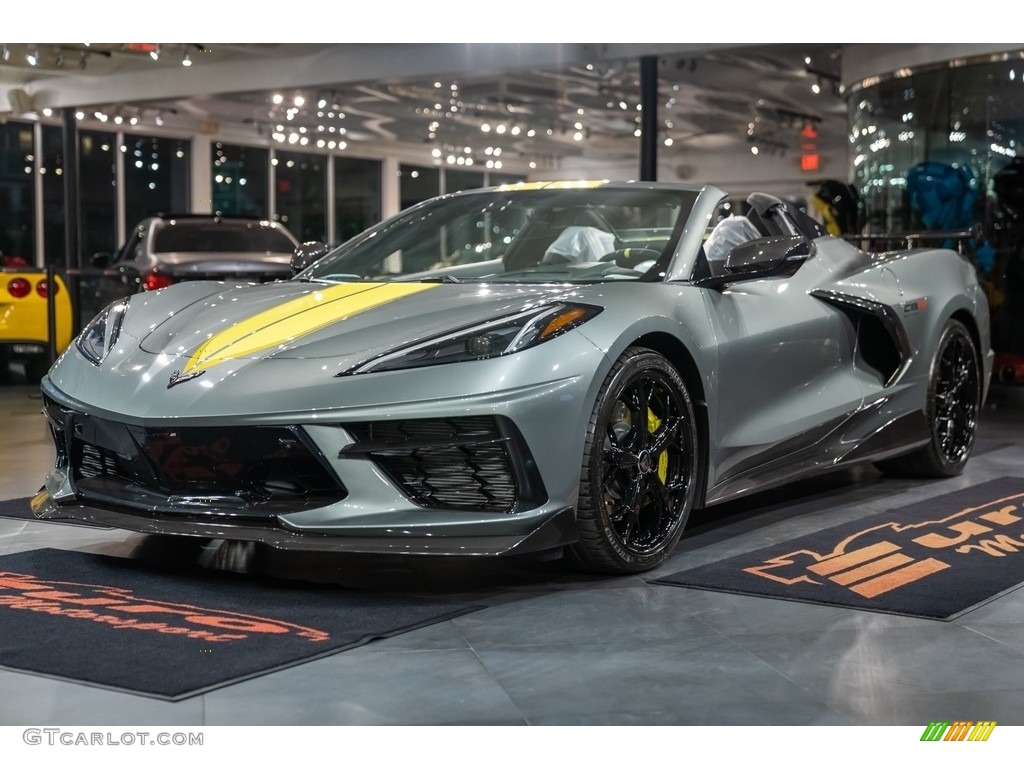 Hypersonic Gray Metallic 2022 Chevrolet Corvette IMSA GTLM Championship C8.R Edition Exterior Photo #143986908