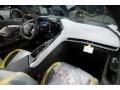 Sky Cool Gray/­Strike Yellow Dashboard Photo for 2022 Chevrolet Corvette #143987547