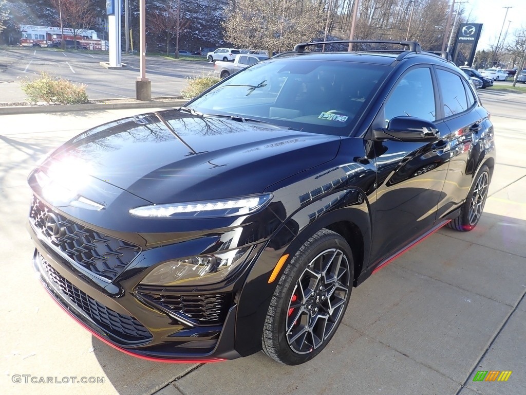 Ultra Black 2022 Hyundai Kona N Exterior Photo #143988450