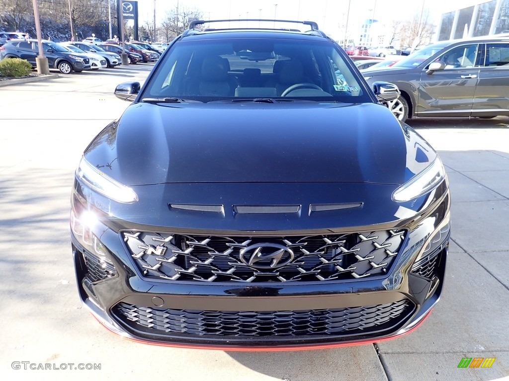 Ultra Black 2022 Hyundai Kona N Exterior Photo #143988474