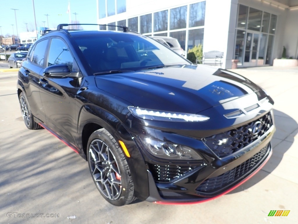 Ultra Black 2022 Hyundai Kona N Exterior Photo #143988498