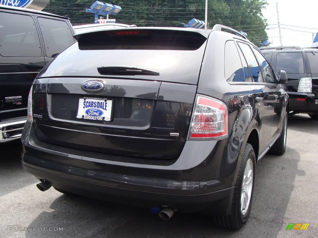 2007 Edge SE AWD - Carbon Metallic / Medium Light Stone photo #5