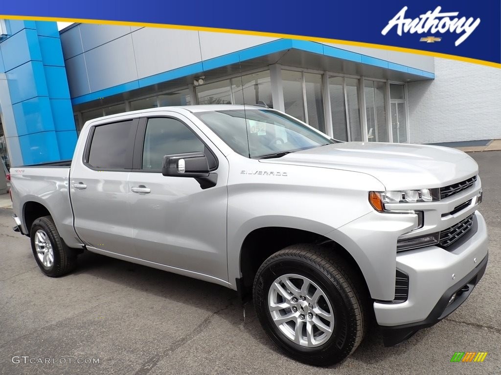 2022 Silverado 1500 Limited RST Crew Cab 4x4 - Silver Ice Metallic / Jet Black photo #1