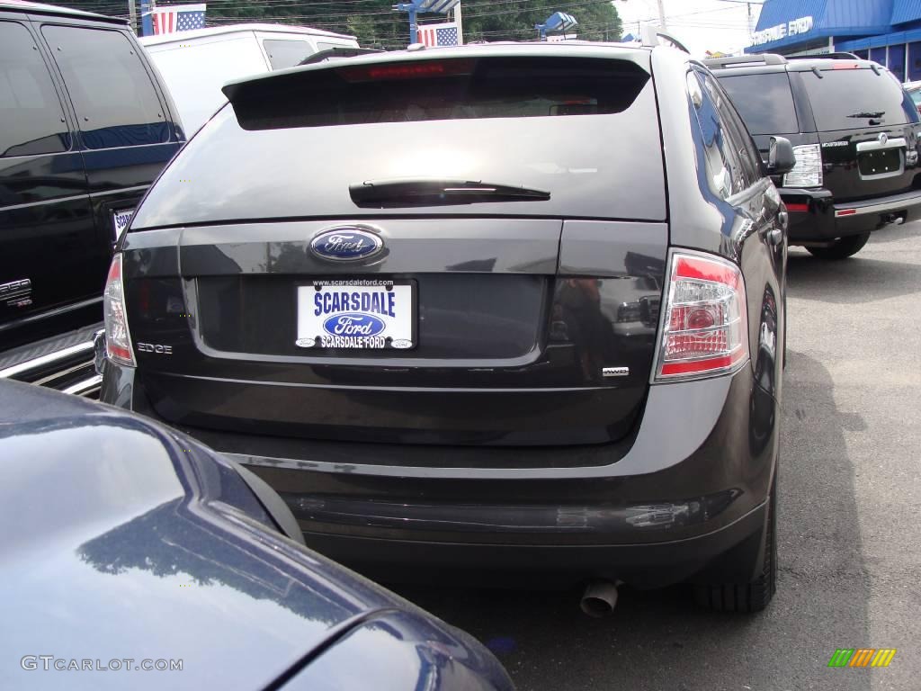2007 Edge SE AWD - Carbon Metallic / Medium Light Stone photo #6