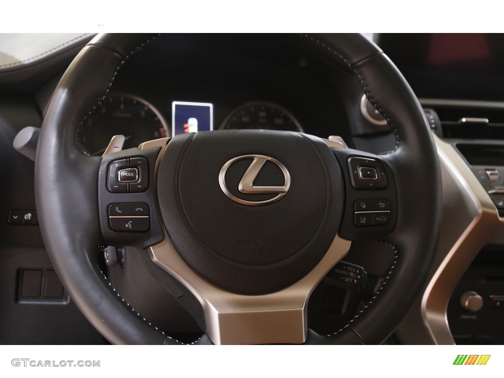 2021 Lexus NX 300 AWD Glazed Caramel Steering Wheel Photo #143988969