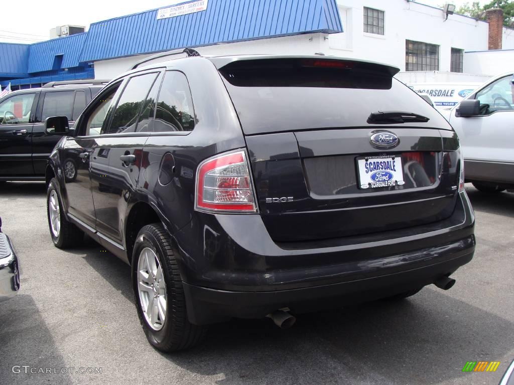 2007 Edge SE AWD - Carbon Metallic / Medium Light Stone photo #7