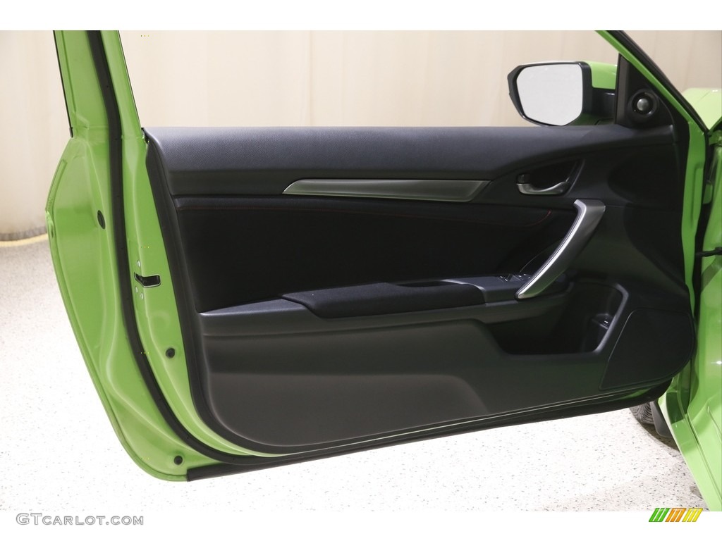 2018 Civic Si Coupe - Energy Green Pearl / Black photo #4