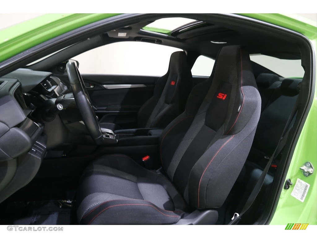 2018 Civic Si Coupe - Energy Green Pearl / Black photo #5