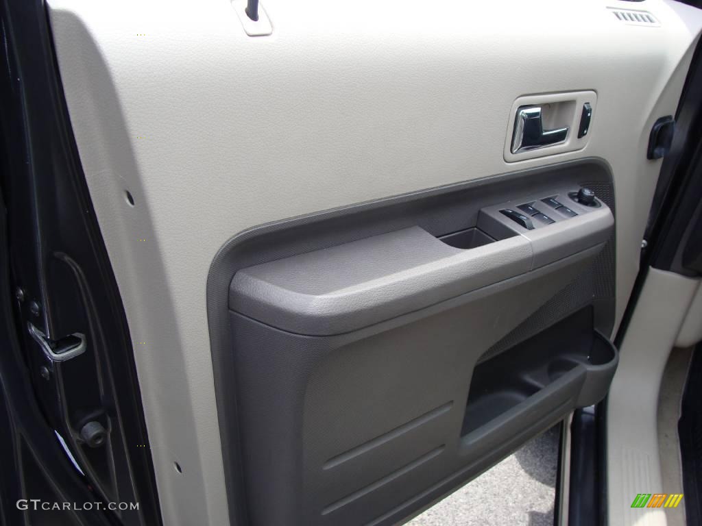 2007 Edge SE AWD - Carbon Metallic / Medium Light Stone photo #10