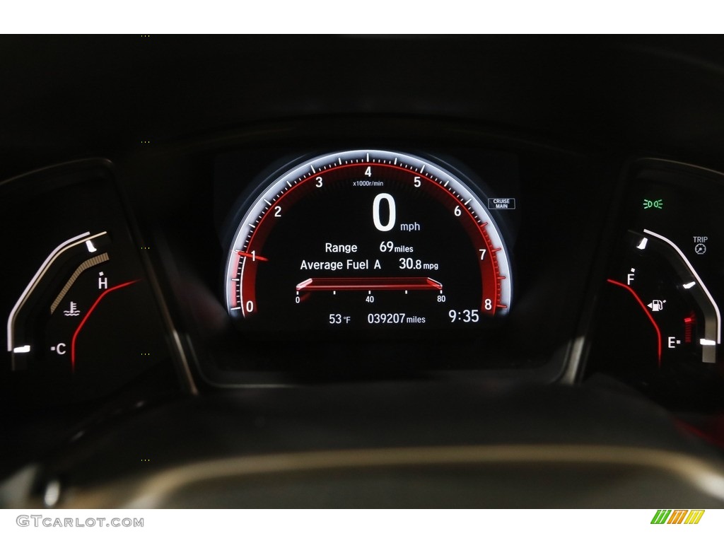 2018 Civic Si Coupe - Energy Green Pearl / Black photo #8