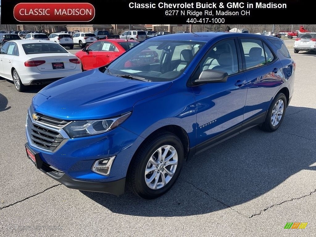 2019 Equinox LS AWD - Kinetic Blue Metallic / Medium Ash Gray photo #1