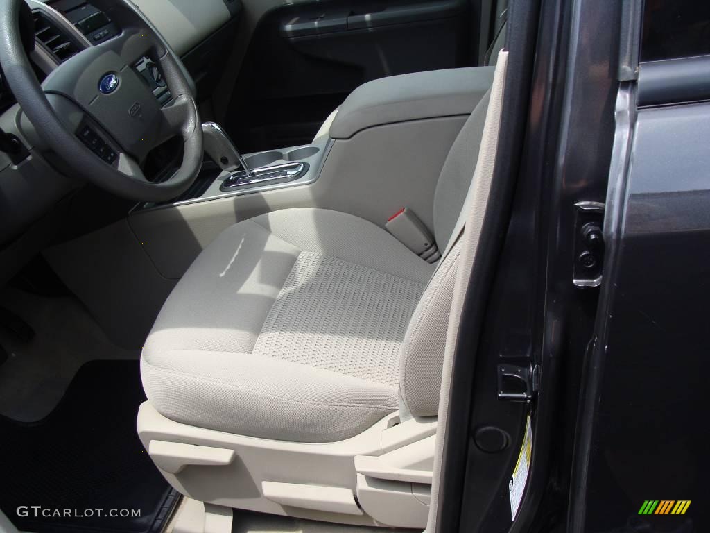 2007 Edge SE AWD - Carbon Metallic / Medium Light Stone photo #11