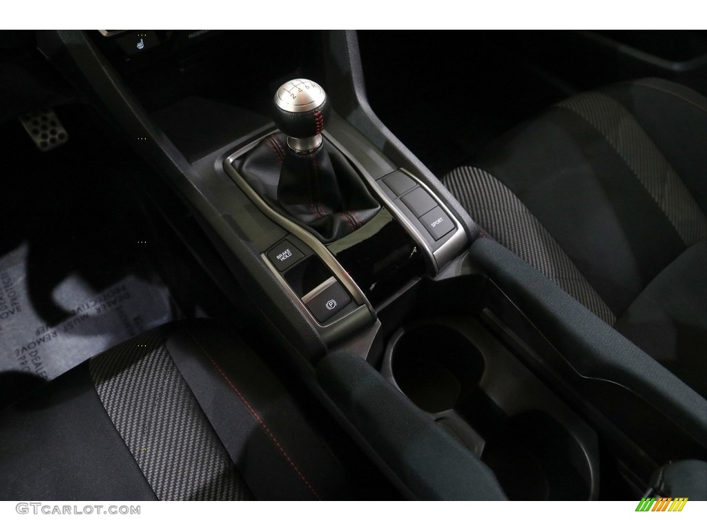 2018 Civic Si Coupe - Energy Green Pearl / Black photo #14