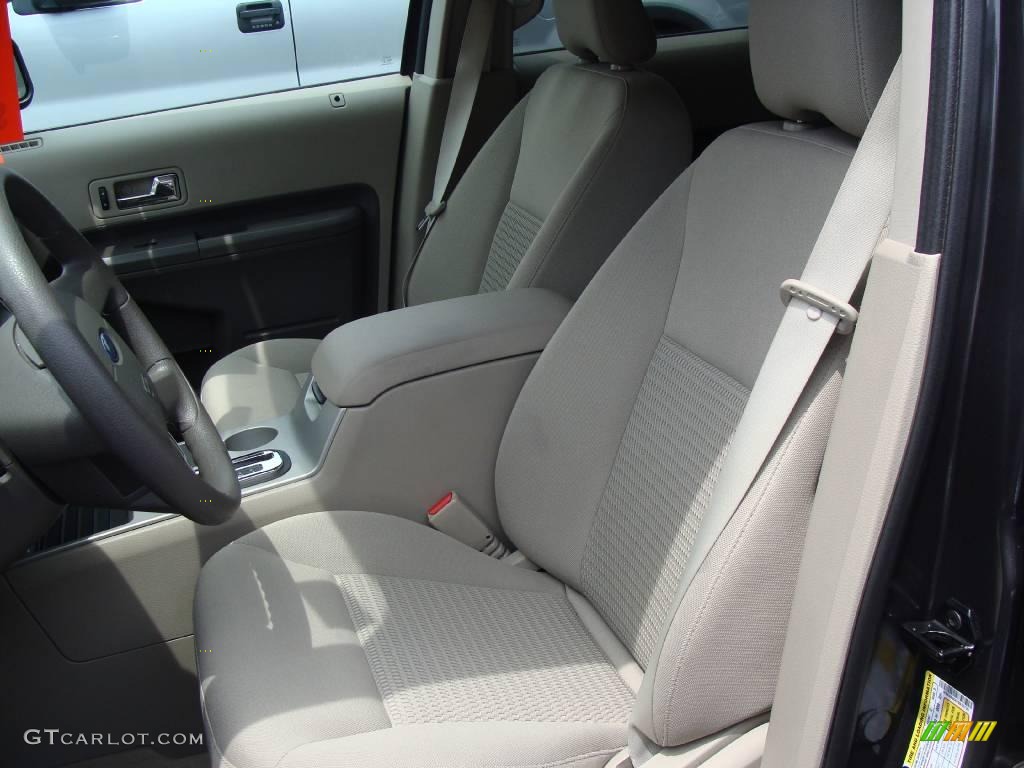 2007 Edge SE AWD - Carbon Metallic / Medium Light Stone photo #13