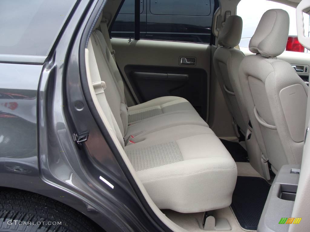 2007 Edge SE AWD - Carbon Metallic / Medium Light Stone photo #15