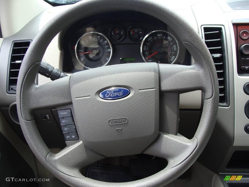 2007 Edge SE AWD - Carbon Metallic / Medium Light Stone photo #18