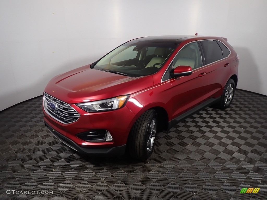 2019 Edge SEL AWD - Ruby Red / Dune photo #11