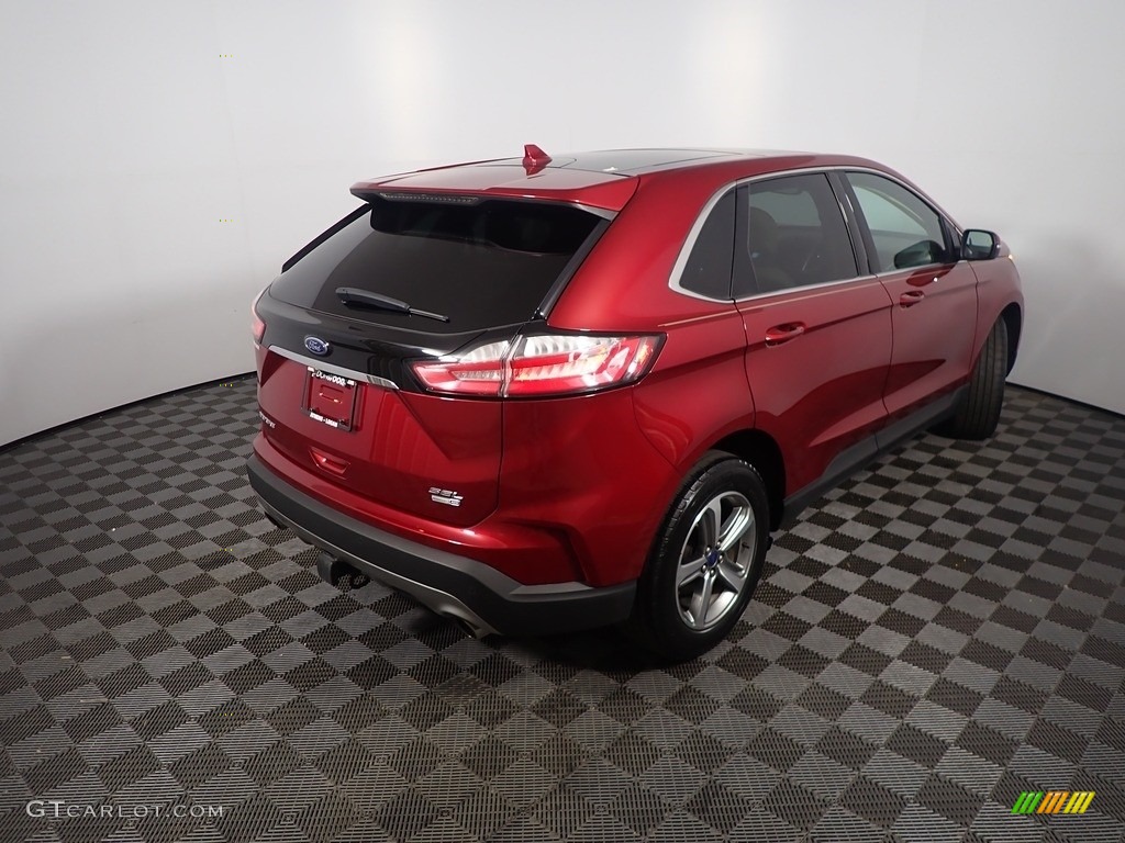 2019 Edge SEL AWD - Ruby Red / Dune photo #20