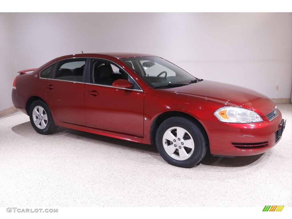 2009 Impala LT - Red Jewel Tintcoat / Ebony photo #1