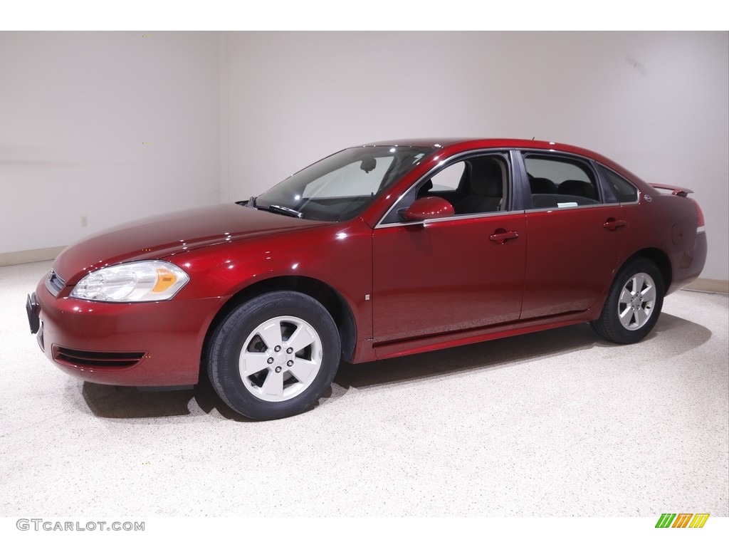 2009 Impala LT - Red Jewel Tintcoat / Ebony photo #3