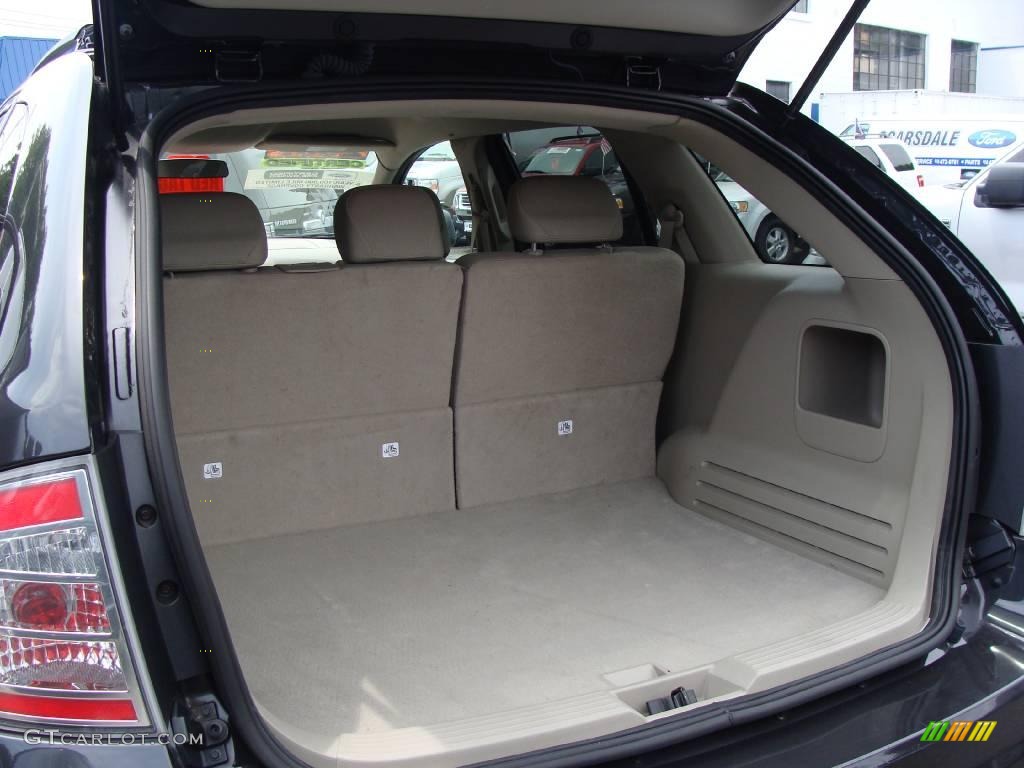 2007 Edge SE AWD - Carbon Metallic / Medium Light Stone photo #23