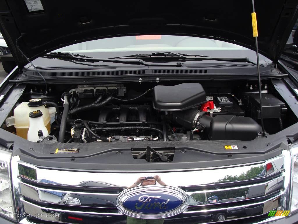 2007 Edge SE AWD - Carbon Metallic / Medium Light Stone photo #24