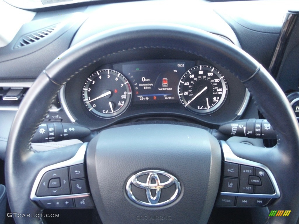 2020 Highlander XLE AWD - Blueprint / Graphite photo #26