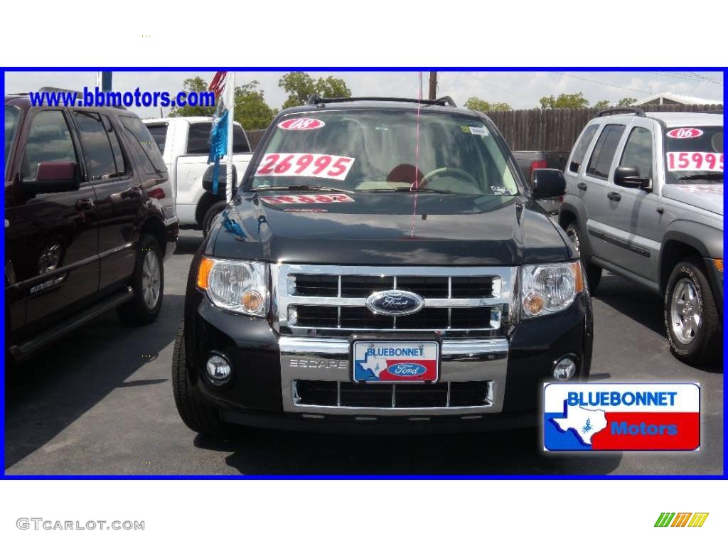 2008 Escape Hybrid - Black / Camel photo #2