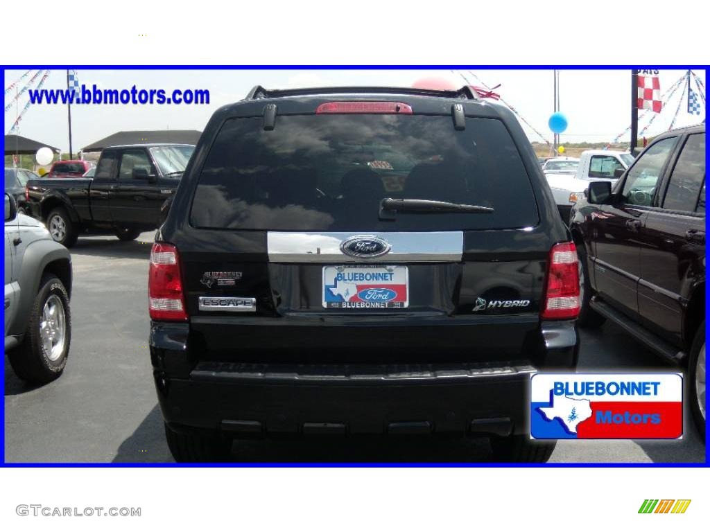 2008 Escape Hybrid - Black / Camel photo #4