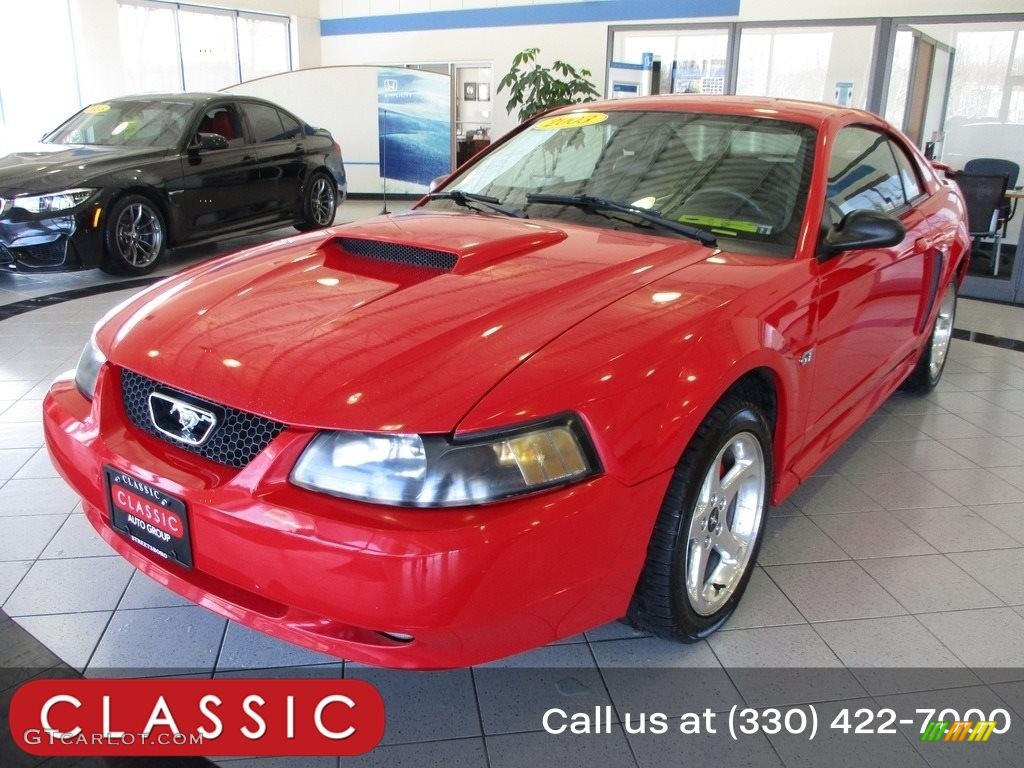 2003 Mustang GT Coupe - Torch Red / Dark Charcoal photo #1