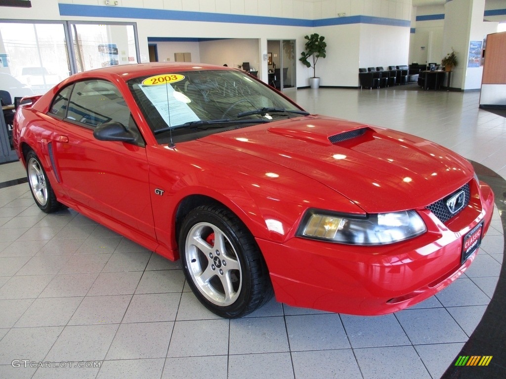 2003 Mustang GT Coupe - Torch Red / Dark Charcoal photo #3