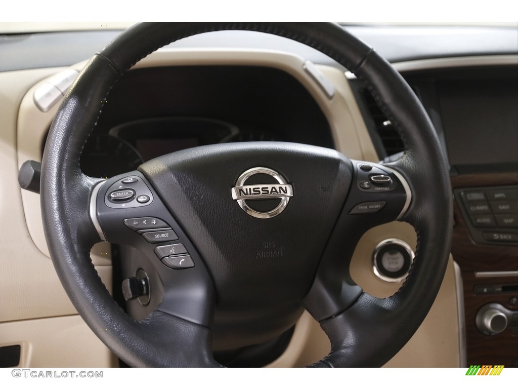 2020 Pathfinder Platinum 4x4 - Pearl White Tricoat / Almond photo #7