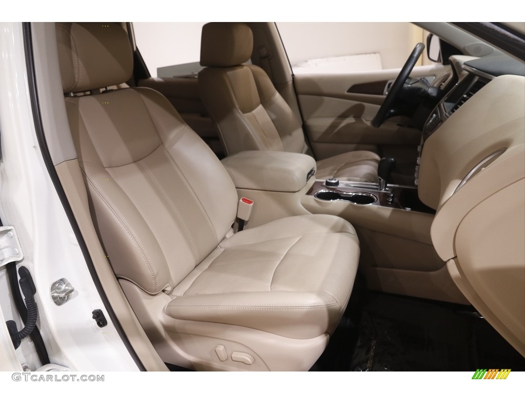 2020 Pathfinder Platinum 4x4 - Pearl White Tricoat / Almond photo #17