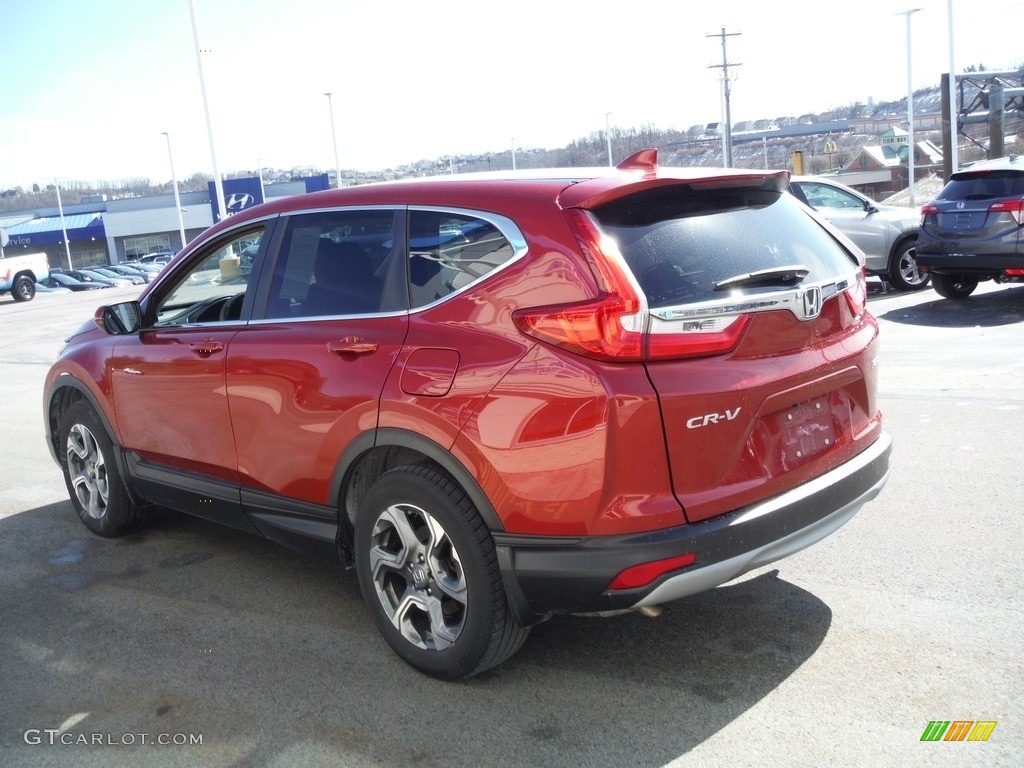 2019 CR-V EX AWD - Molten Lava Pearl / Ivory photo #8