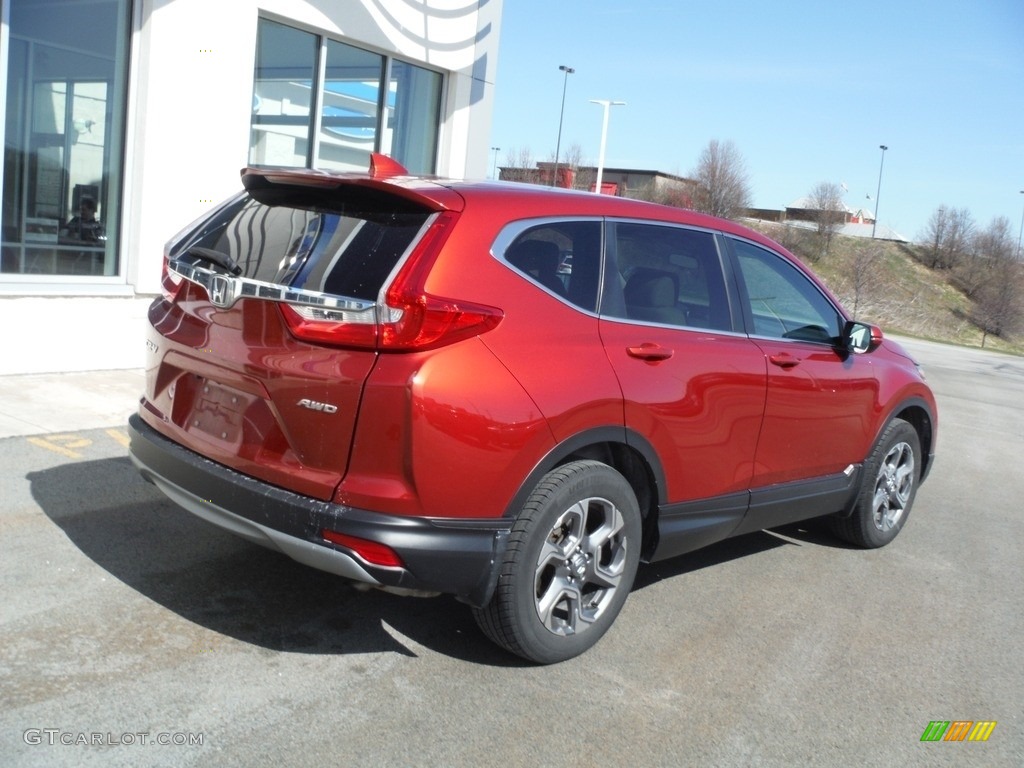 2019 CR-V EX AWD - Molten Lava Pearl / Ivory photo #10