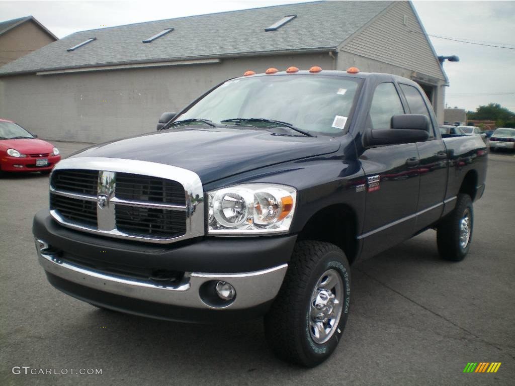 2009 Ram 2500 TRX4 Quad Cab 4x4 - Patriot Blue Pearl / Medium Slate Gray photo #1